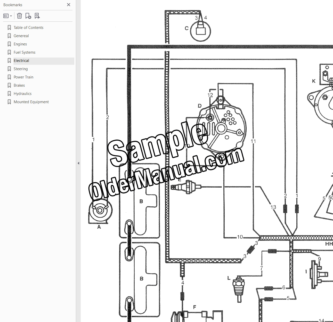 Case 780B Loader Backhoe Service Manual - Image 3