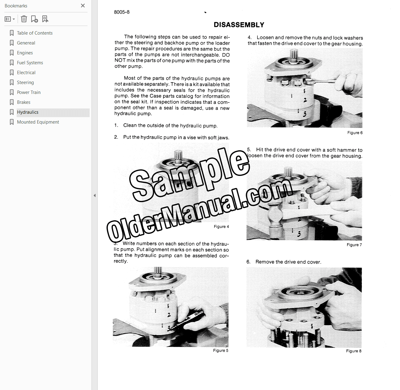 Case 780B Loader Backhoe Service Manual - Image 6