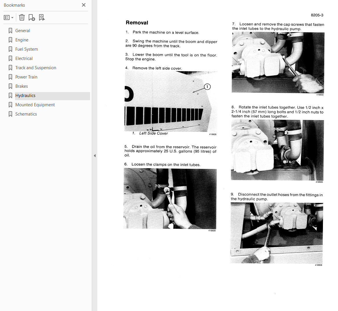 Case 1080, 1080B Excavator Service Manual - Image 7