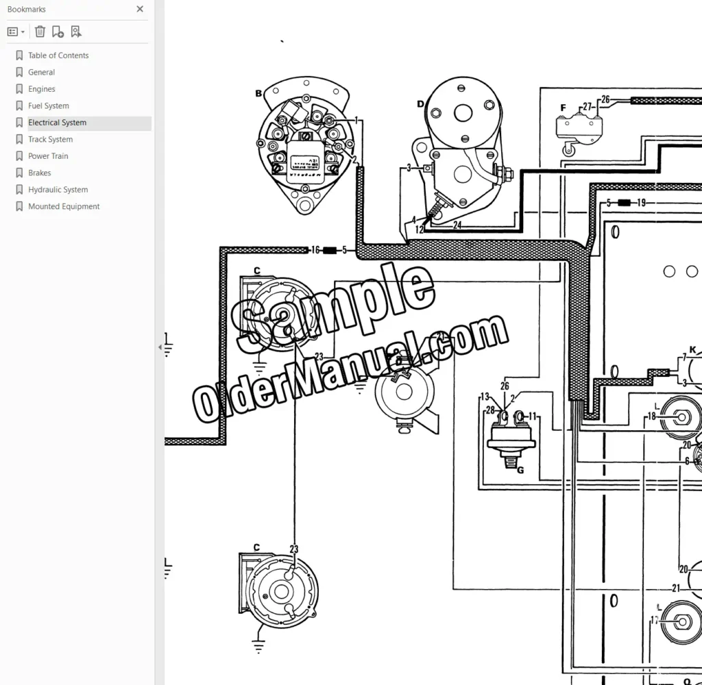 Case 350B wiring diagram