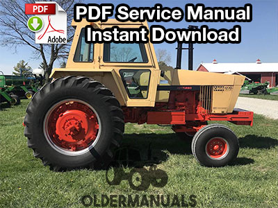 thumbnail image 2 of Case 1270/1370 Tractor Service Manual – Repair Shop Book, NEW With Binder, 1,370 Pages 2 of 5