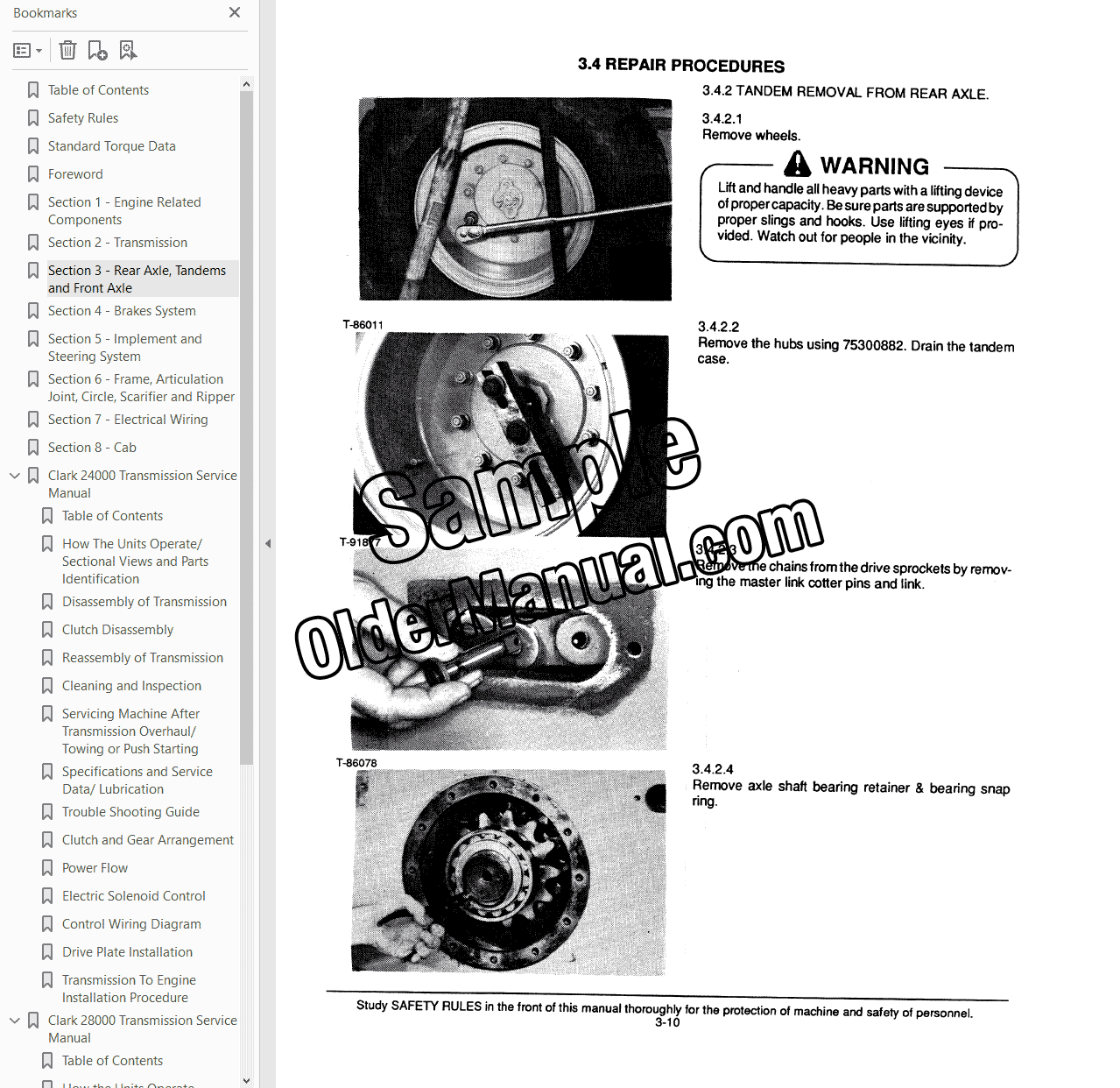 Fiat Allis FG70, FG75, FG85, FG105 Series B Motor Grader Service Manual - Image 2