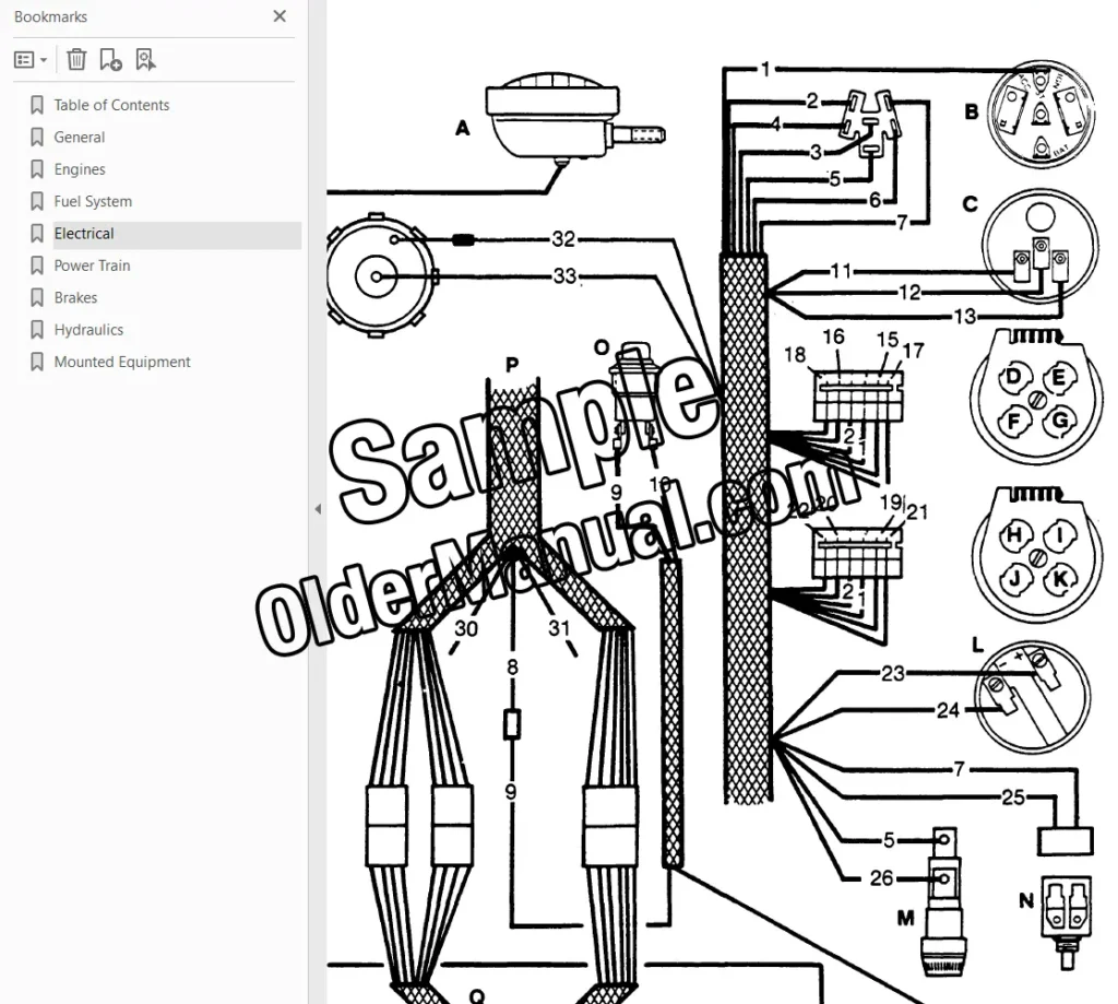 Case 1845B wiring diagram